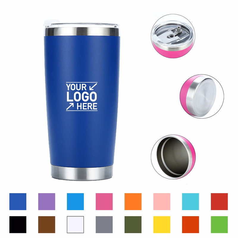 Outdoor Portable 20oz Stainless Steel Vacuum Tumbler with Lid