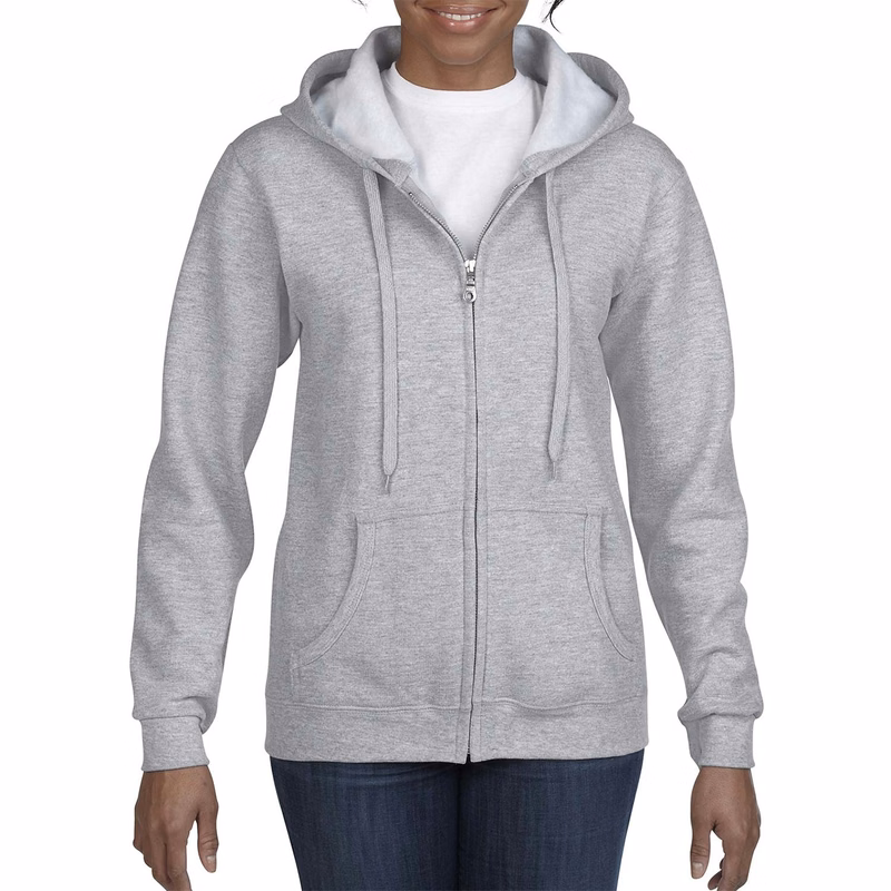 Women's Cotton Full Zip Hoodie