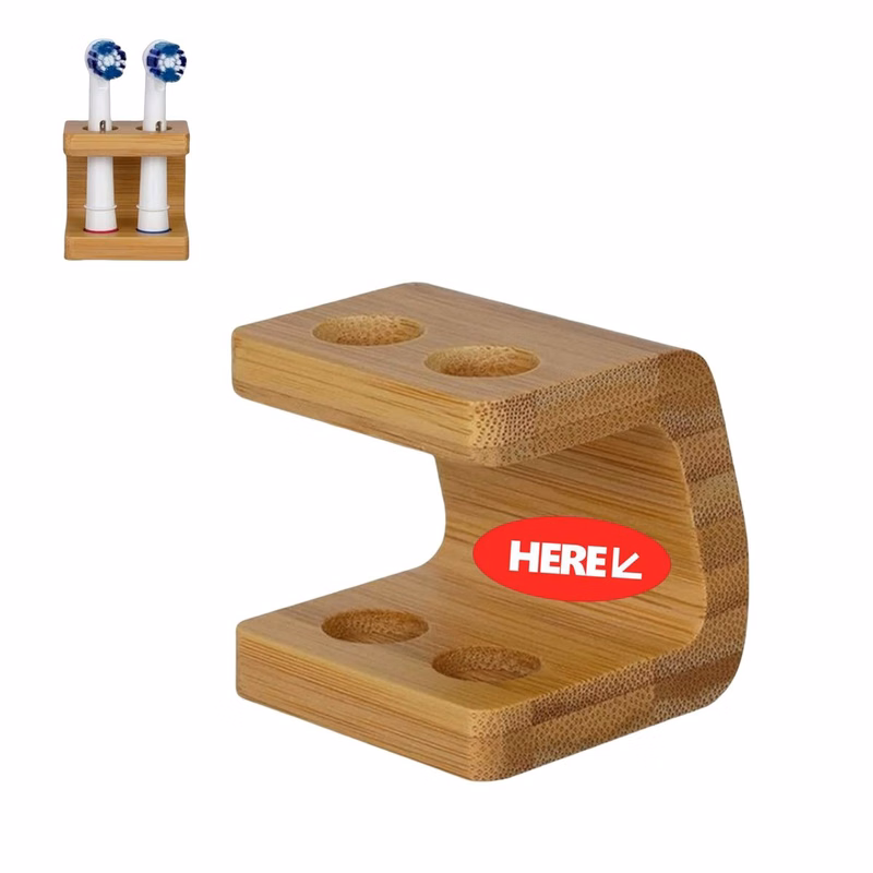 Bamboo Toothbrush Head Organizer