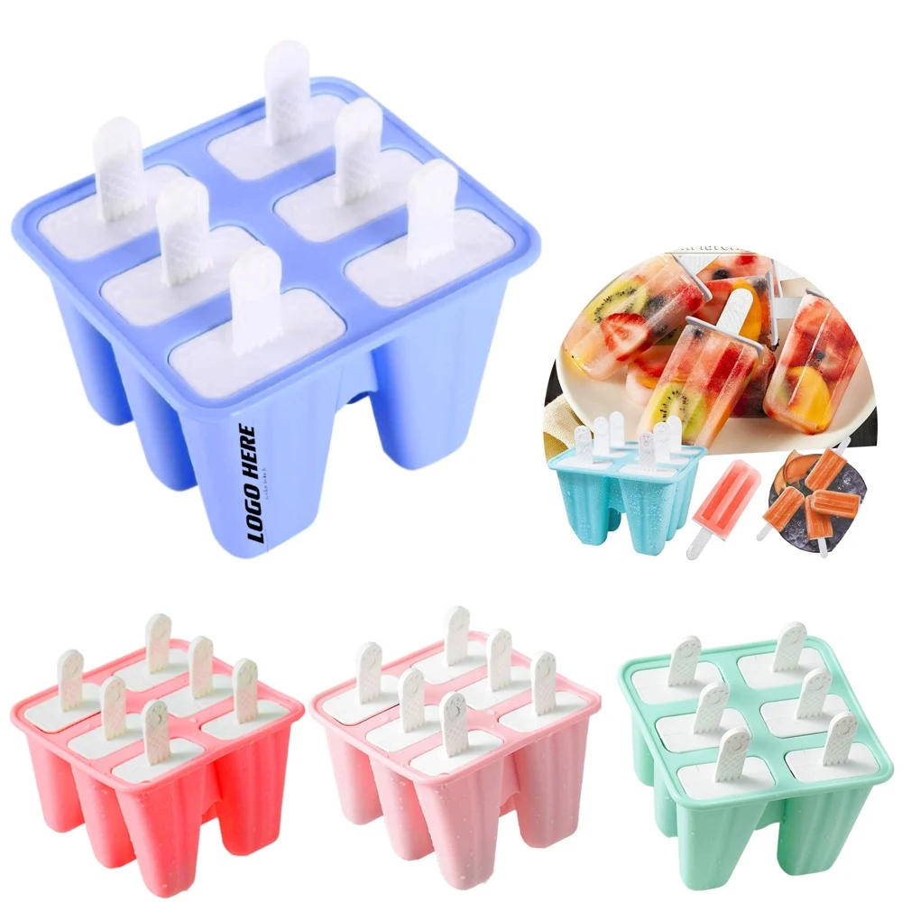 Silicone Ice Pop Mold For 6 Pieces 1