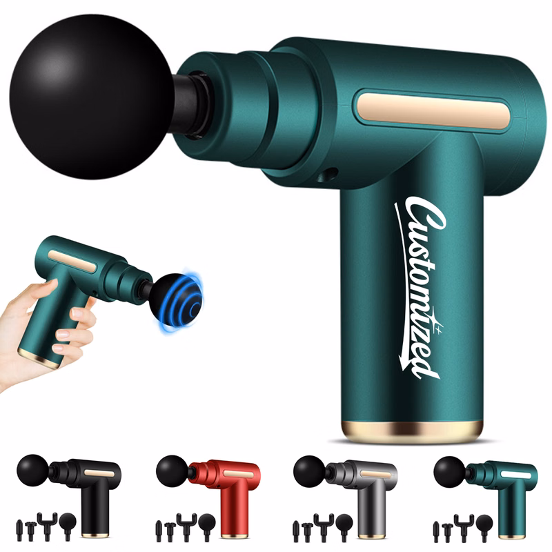 Mini Muscle Massage Gun with 4 Heads for Deep Tissue Relief