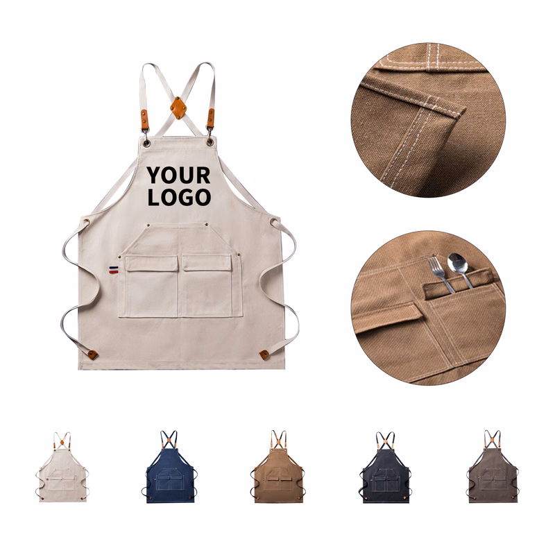Unisex Cotton Bib Apron 26" x 26"