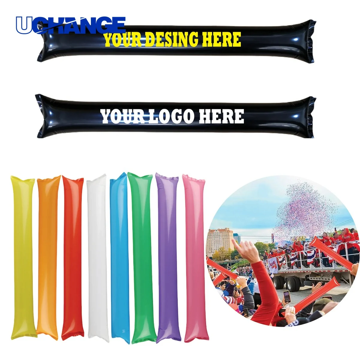 PE Inflatable Cheering Stick Noise Maker 1
