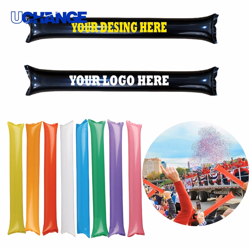 PE Inflatable Cheering Stick Noise Maker