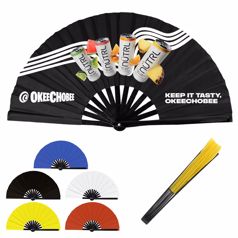 Clack Bamboo Event Fan (10.6" x 19.6")