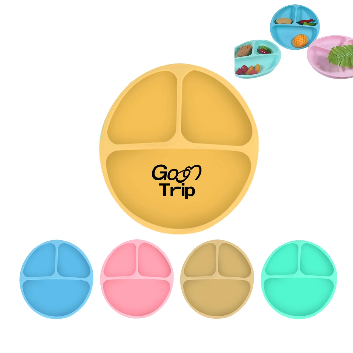 Silicone Baby Plate 1