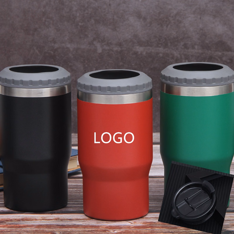 Stainless Steel Car Cup With Double Lid