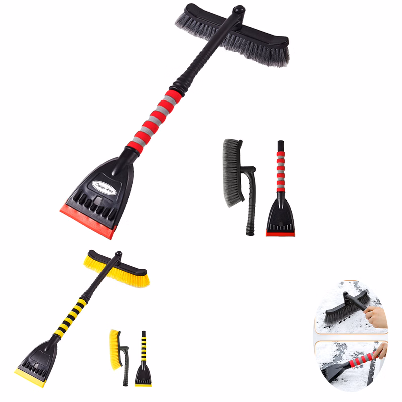 Foam Grip Snow Brush for Effective Winter Car Cleaning