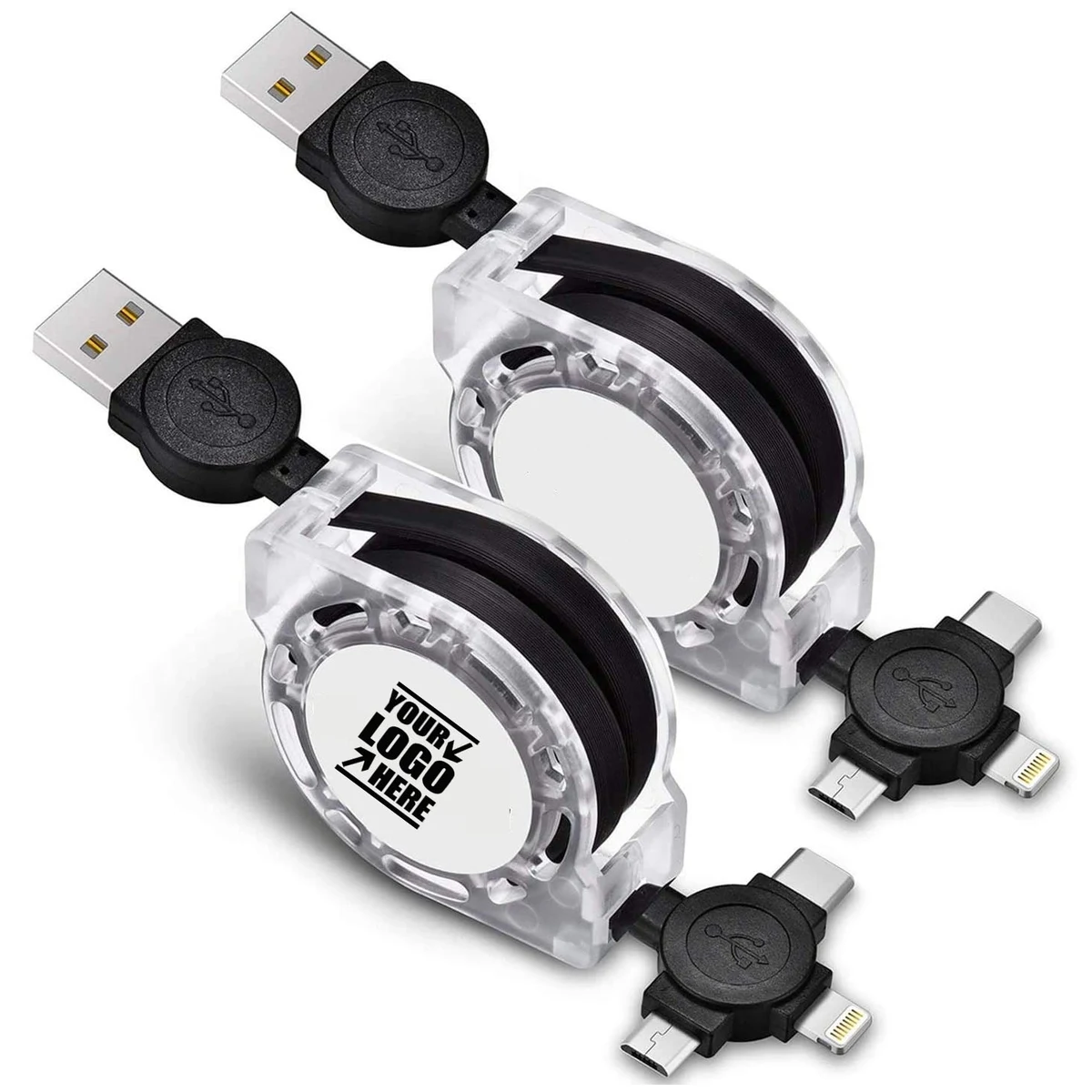 5Ft/1.5m Retractable Fast Charger Cord 1