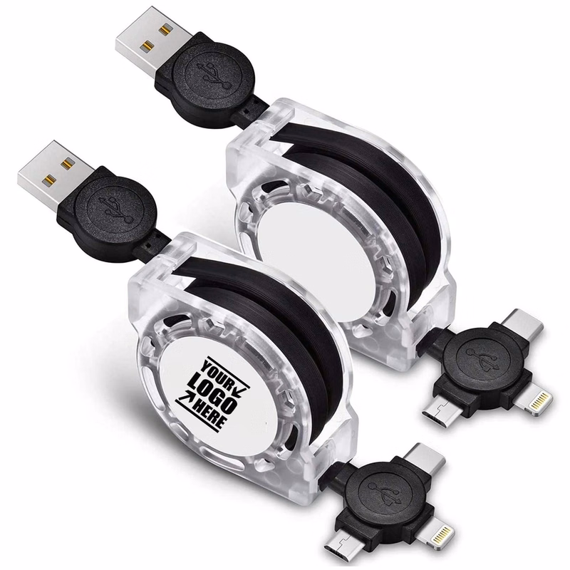 5Ft/1.5m Retractable Fast Charger Cord