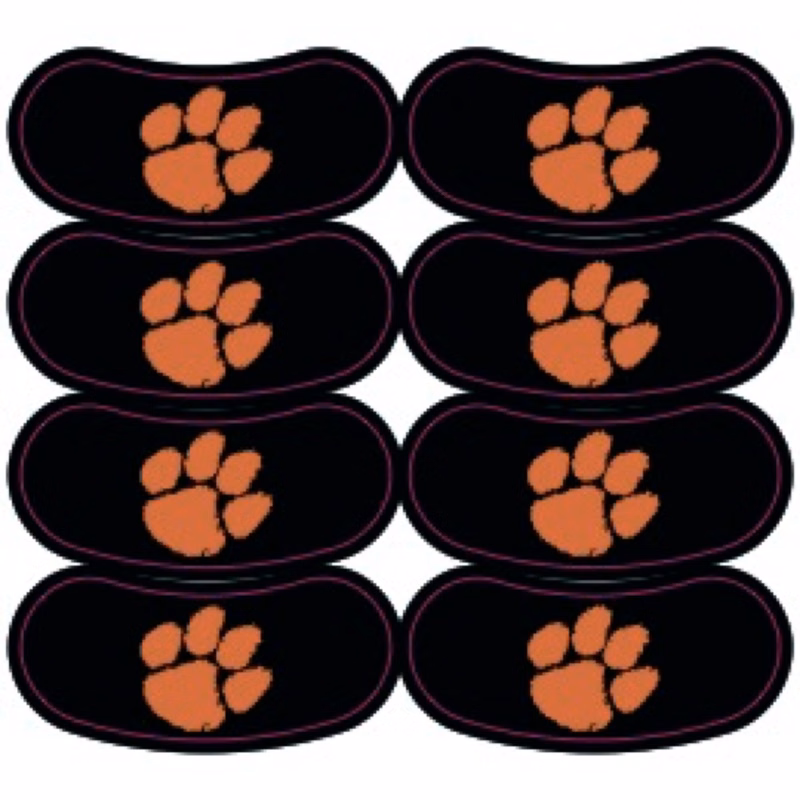 Eye Strips - 4 Pair Eye Black - Peel & Stick Tattoo Sheet