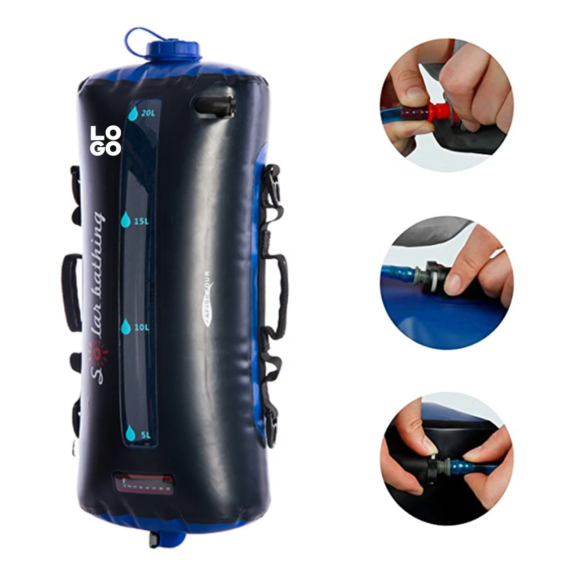 5.4 Gallons Camping Shower Bag 1
