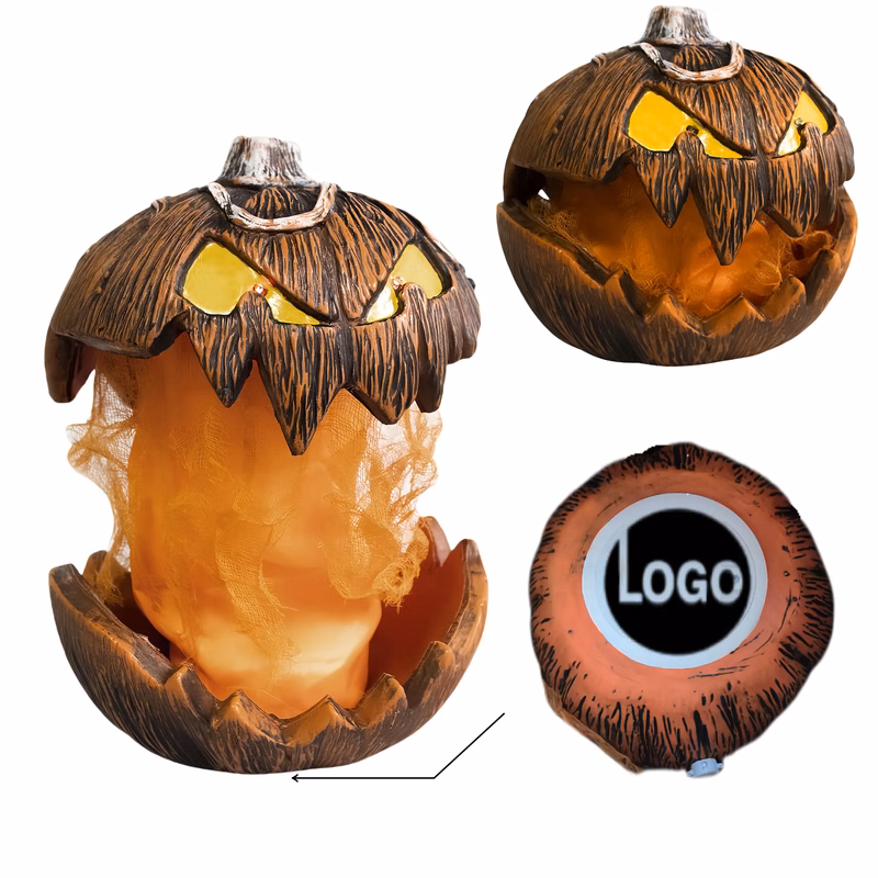 Spooky Rising Sound Pumpkin Light Outdoor Halloween Decor