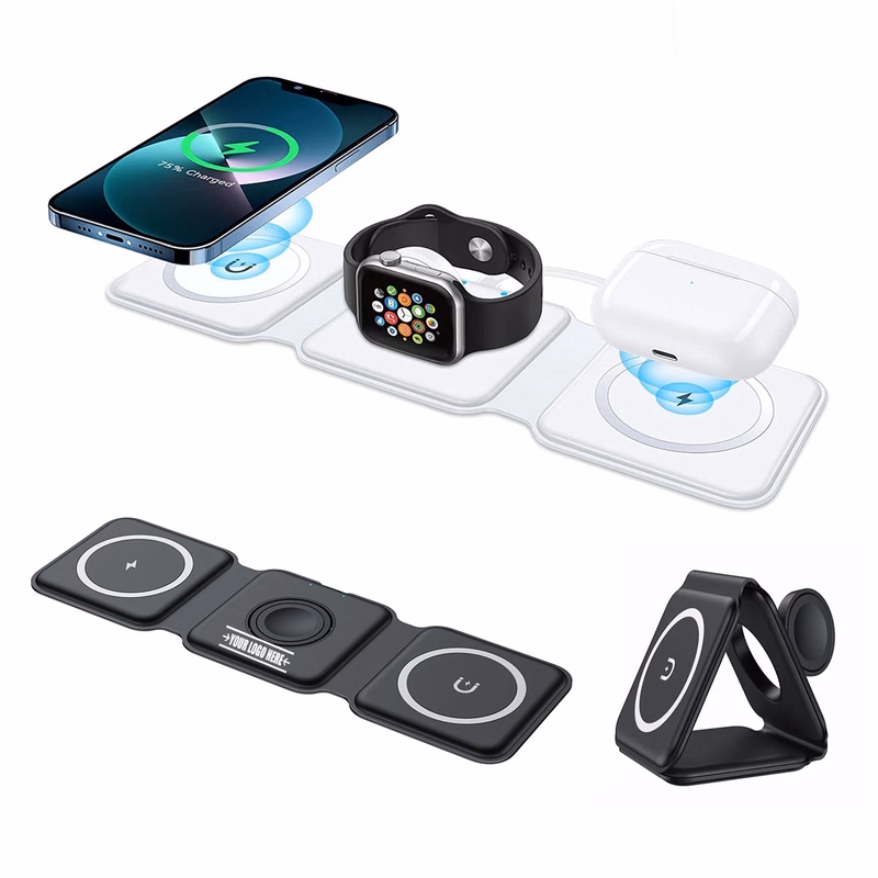 3 In 1 Magnetic Foldable Wireless Charger Station