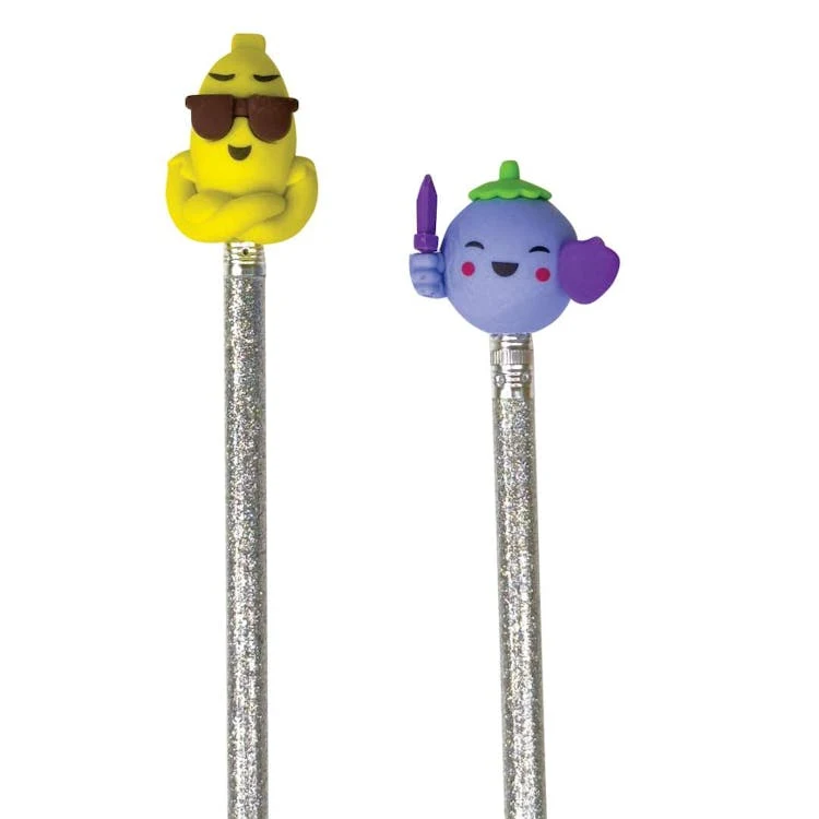 Snack Attack Cool Guys 3D Eraser Toppers 48/Bag 1
