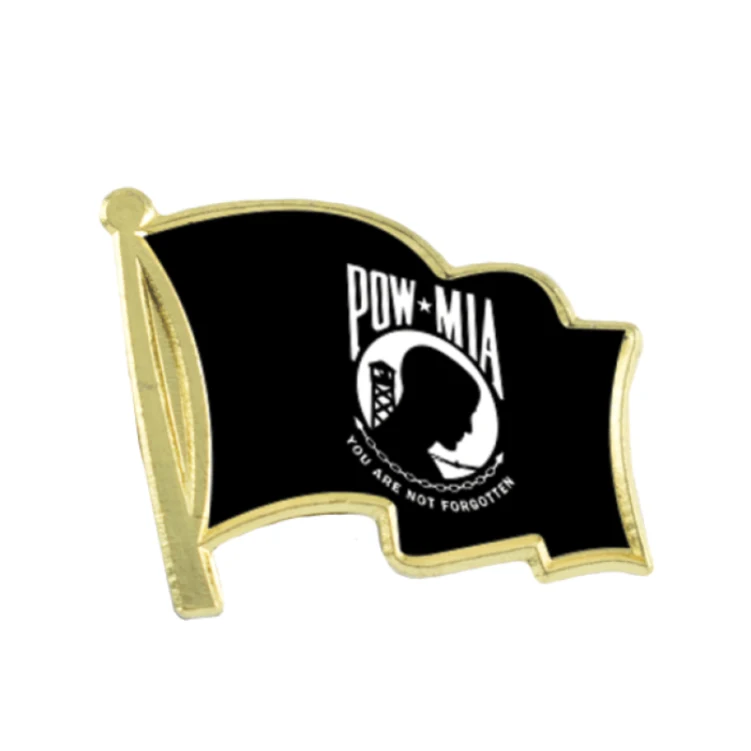 Express Texture Tone 1" Flag Lapel Pin 1