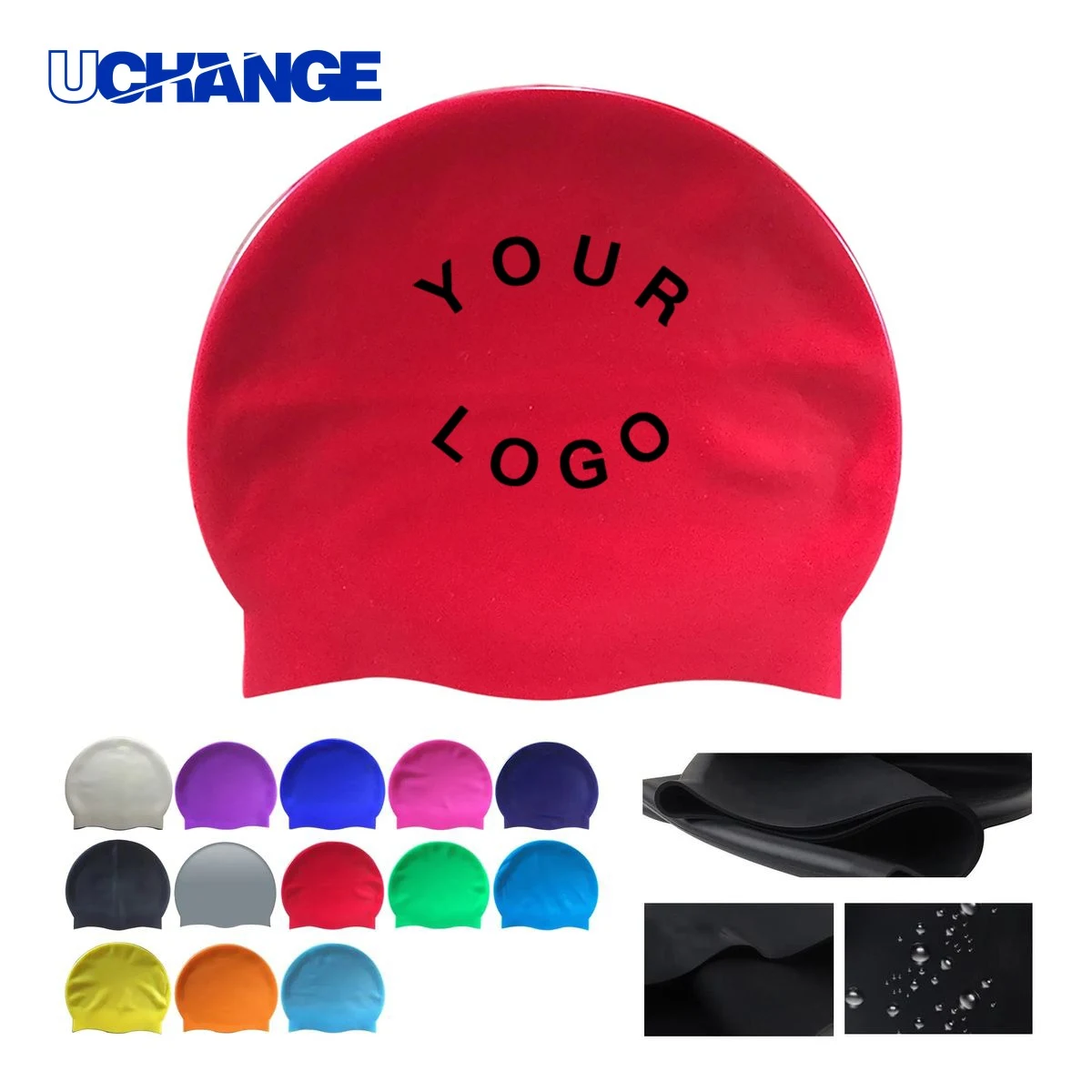 Elastic Swimming Cap for Training and Fitness 1