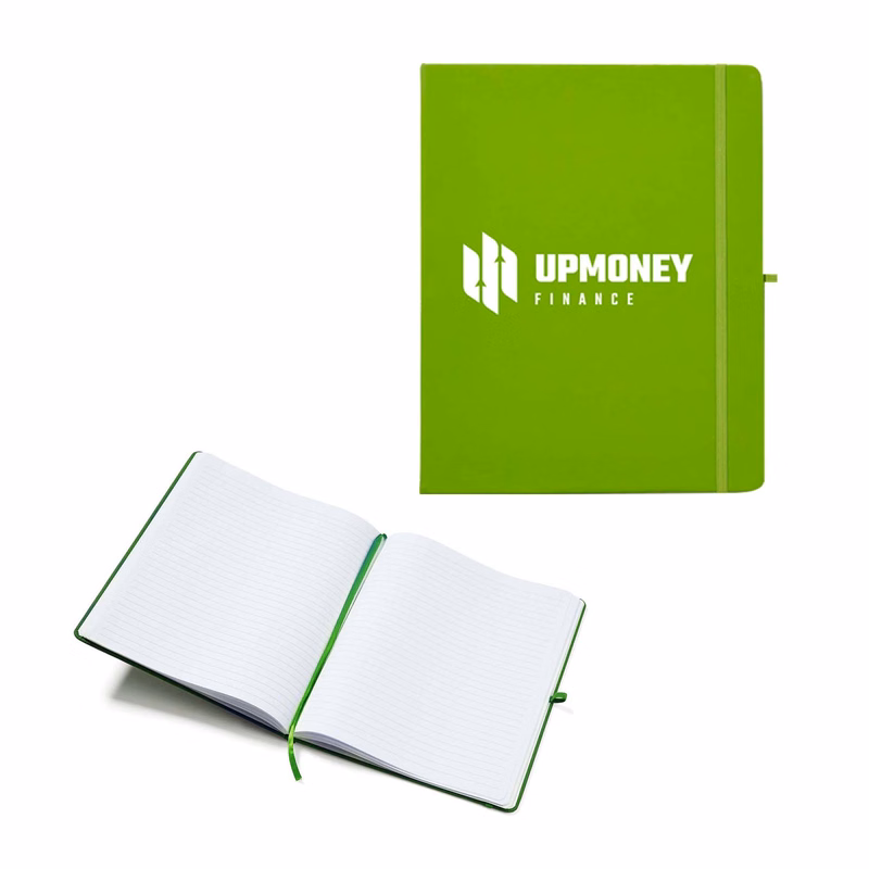 8" X 10" Soft Touch Journal with Pen Loop