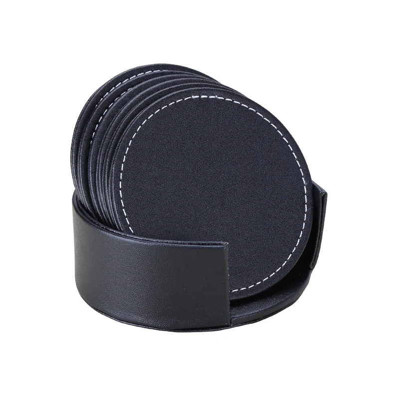 Leather Coasters Set 1