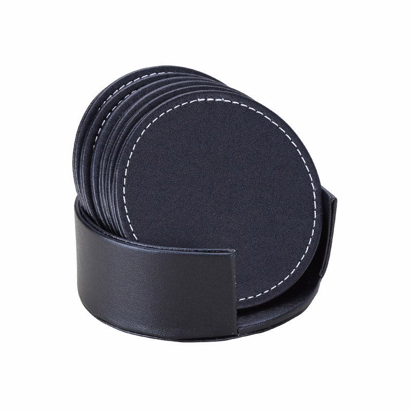 Leather Coasters Set