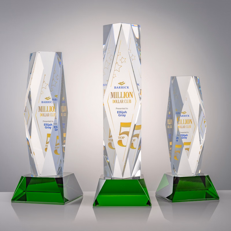 President VividPrint™ Award on Base - Green