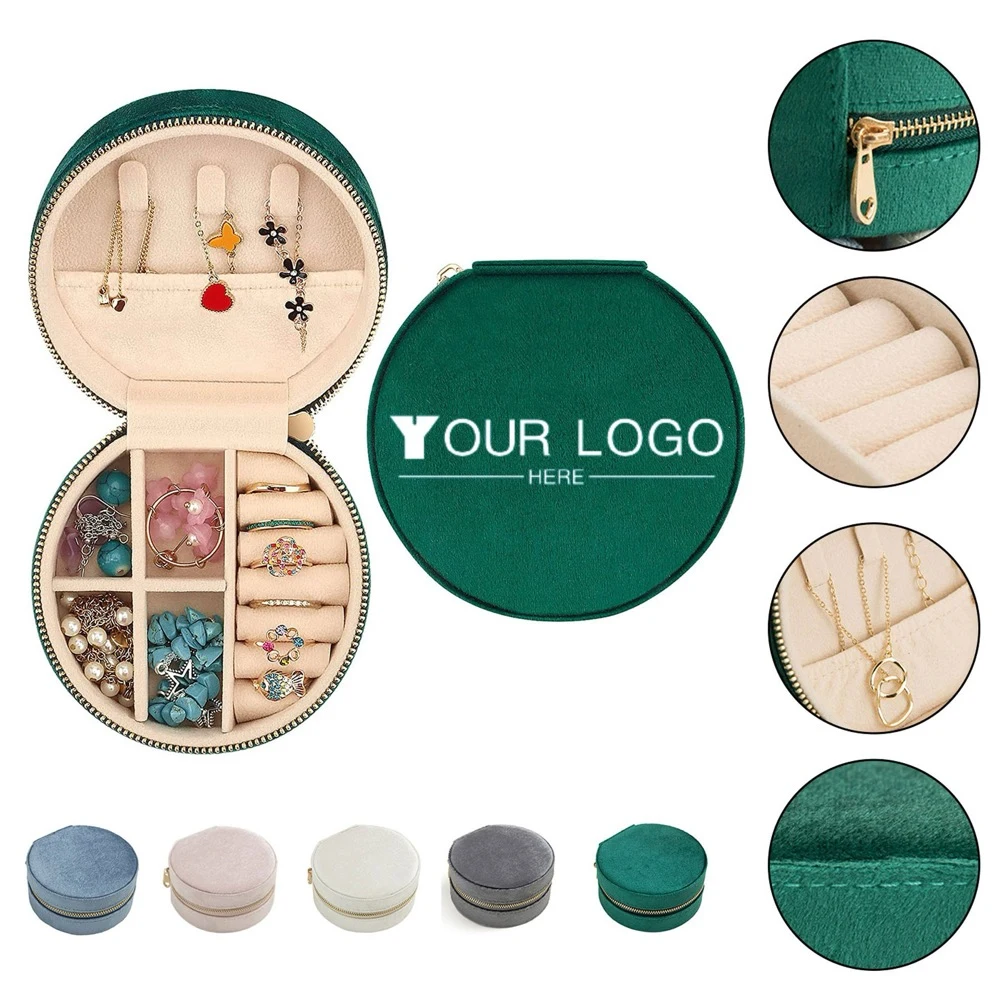 Velvet Travel Jewelry Box 1