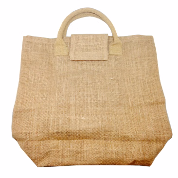 All purpose natural soft jute tote bag