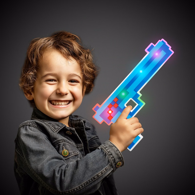 Blue/Red LED Pixel Gun