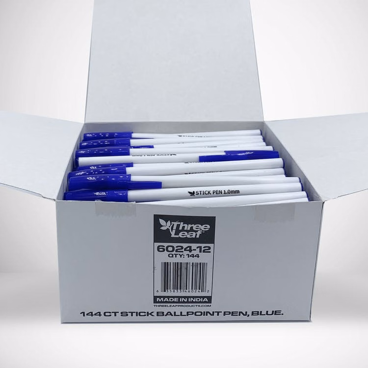 Blue Stick Ball Pens - 1728 Count