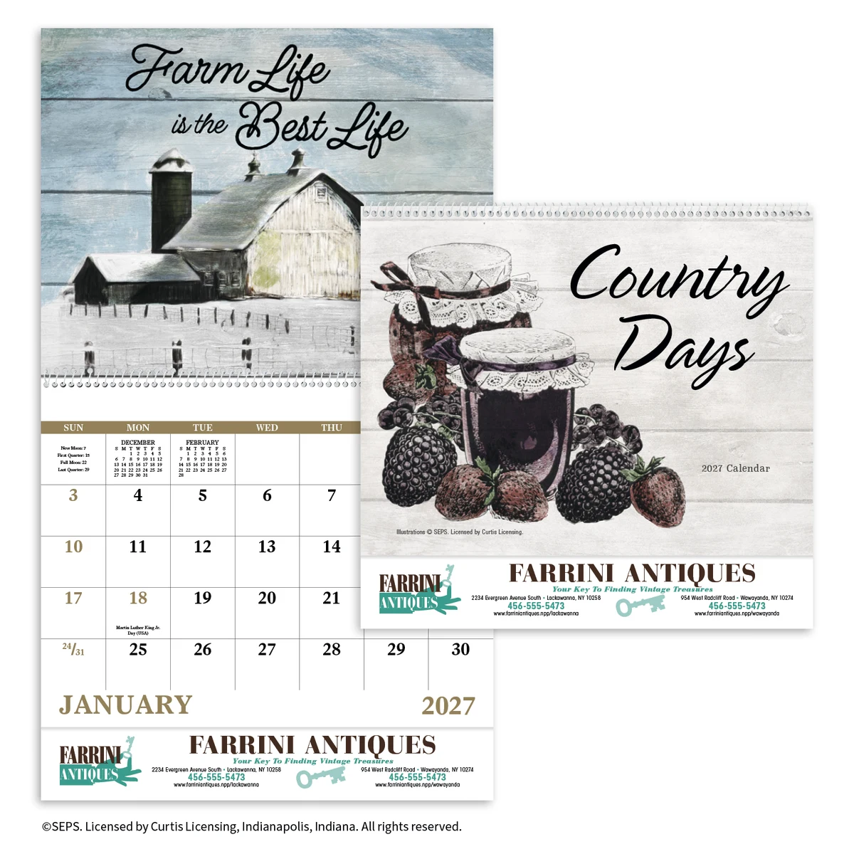 Good Value™ Country Days - Spiral Calendar 1