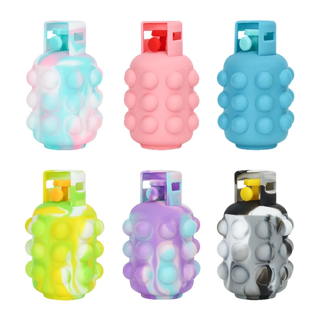 Gas Tank Shaped Push Pop Bubble Stress Ball 1
