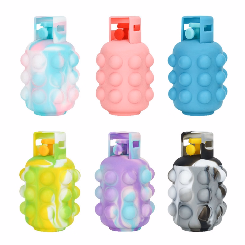 Gas Tank Shaped Push Pop Bubble Stress Ball