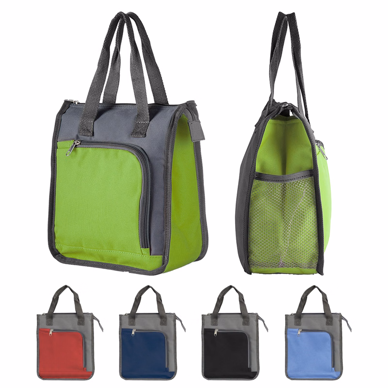 Campus Work Simple Lunch Bag Oxford Cloth Portable Bento Bag