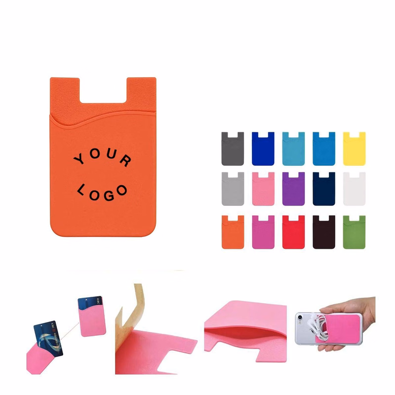 Silicone Phone Wallet Slim Card Holder