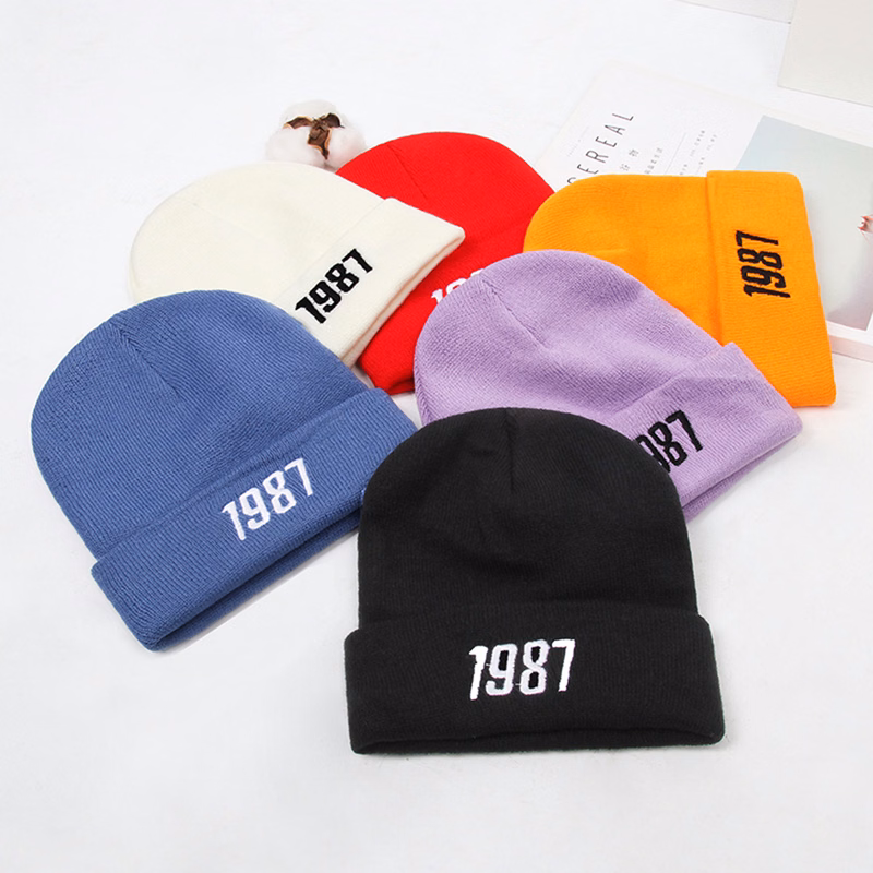 Knit Beanie with Reflective
