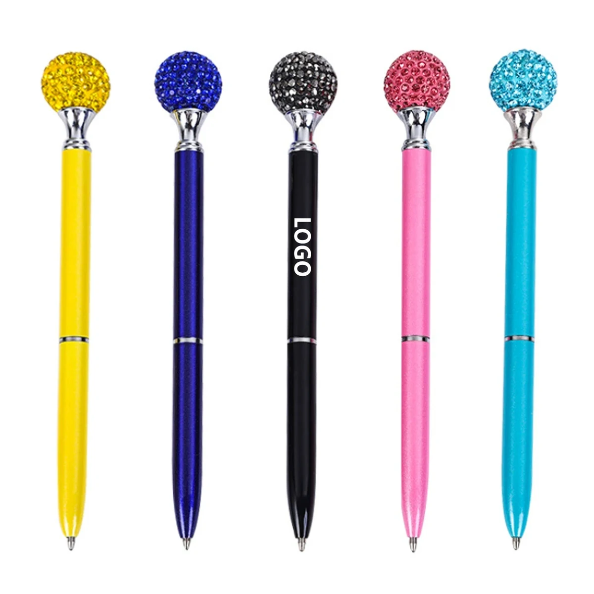 Diamond Ball Flower Ball Metal Pen 1