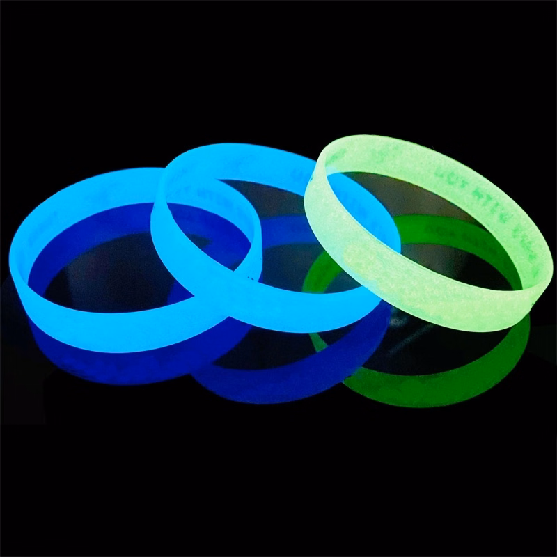 luminous silicone wristband