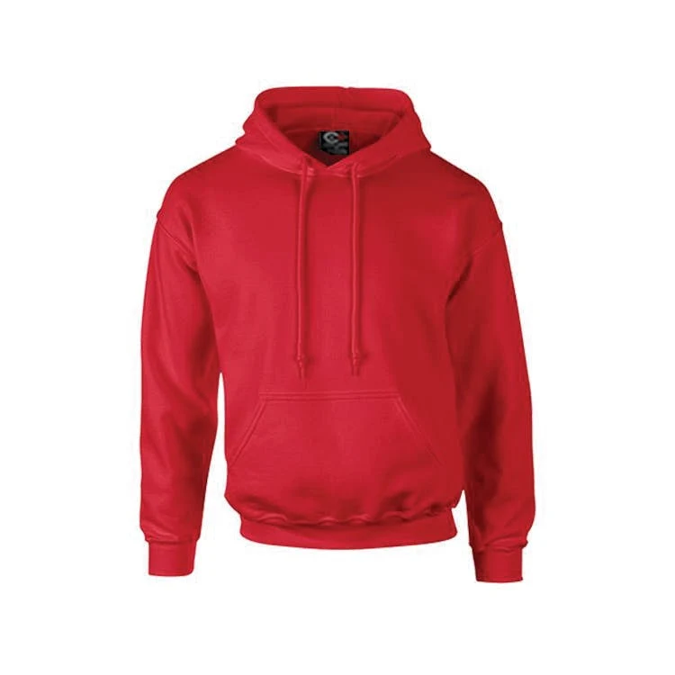 Cotton Plus Hooded Sweatshirts - Red XL, custom hoodie or sweatshirt with logo imprint 1