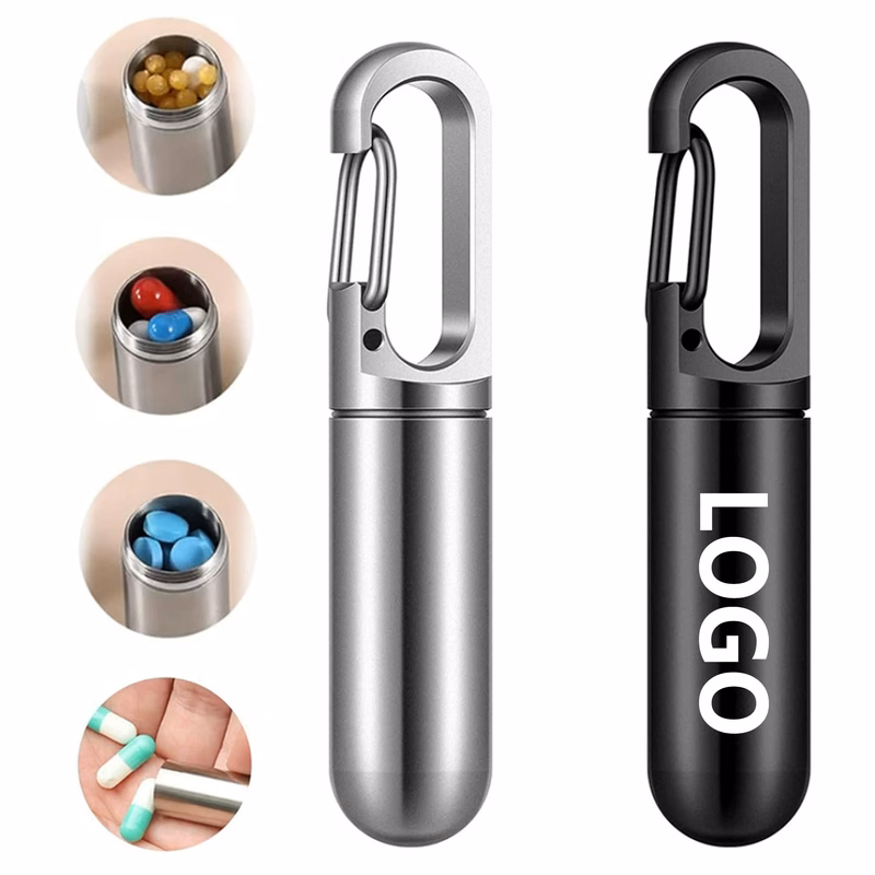 Stainless Steel Pill Box Case