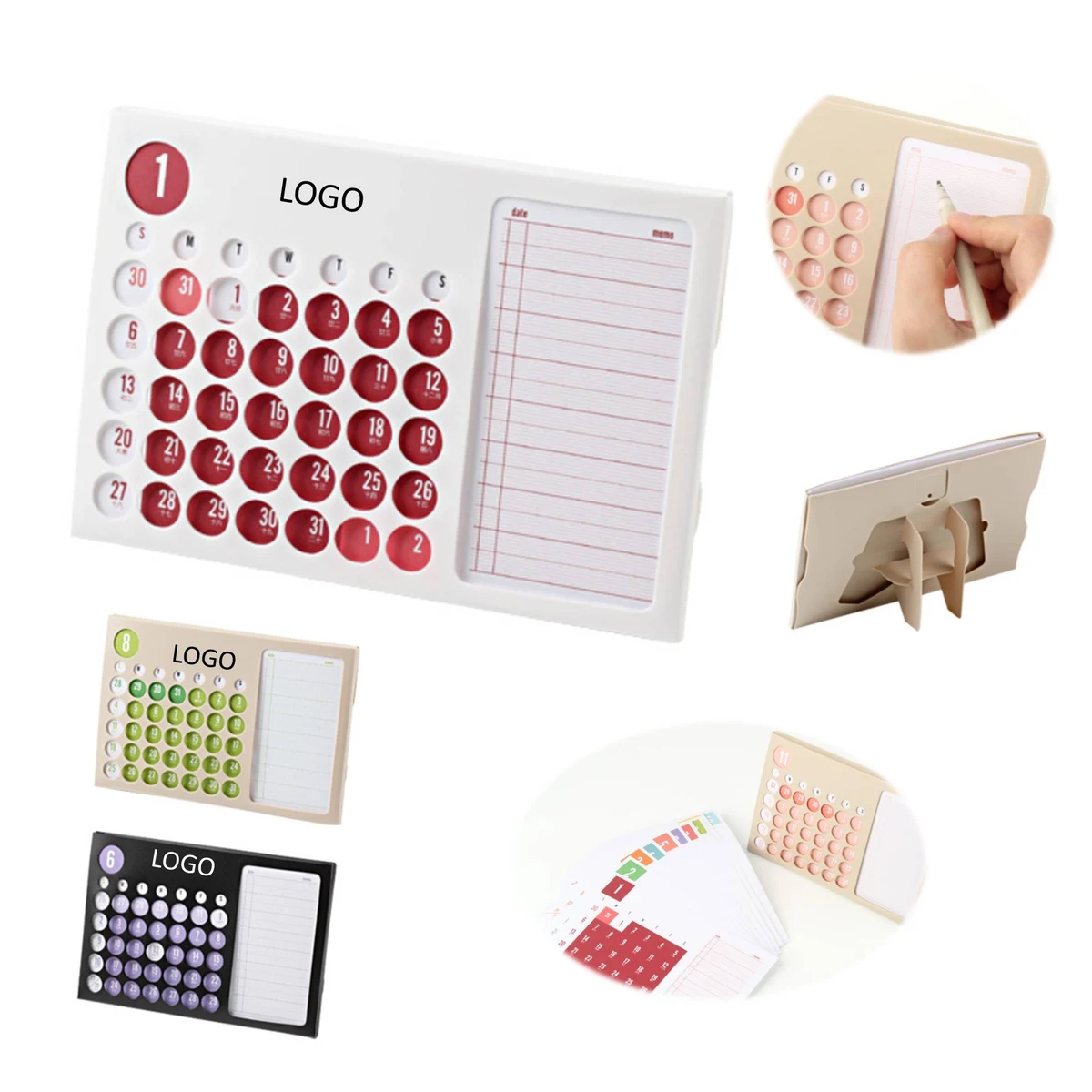Creative Office Use Desk Calendar Notepad 1