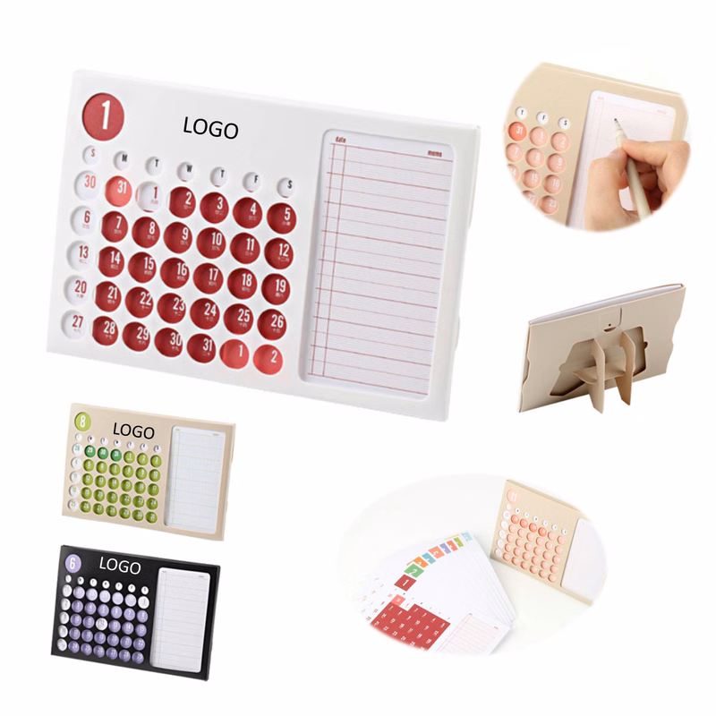 Creative Office Use Desk Calendar Notepad