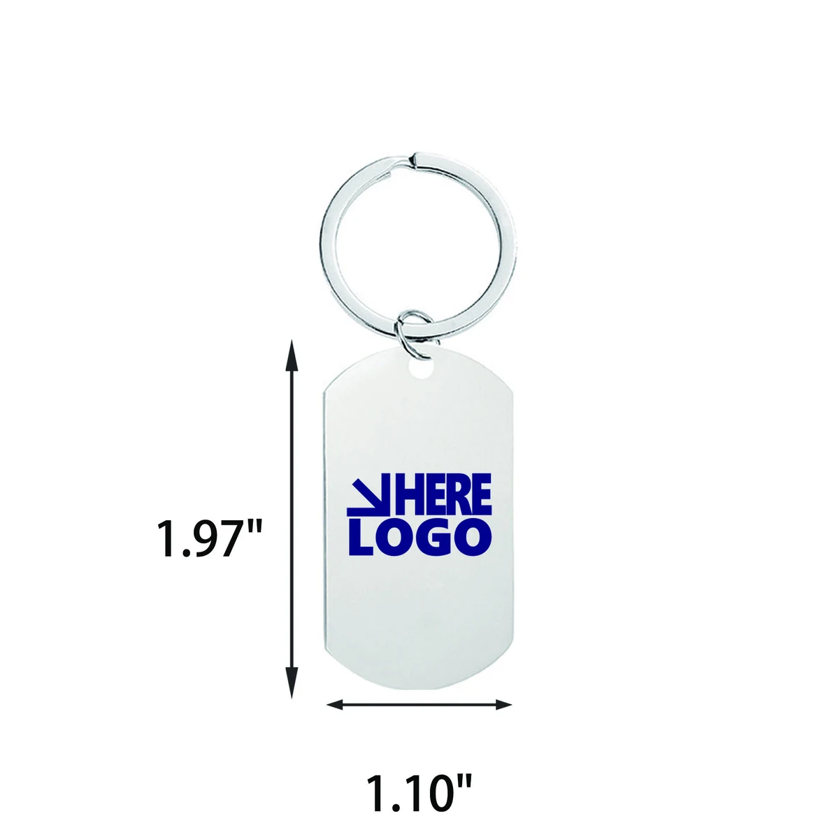Durable Custom Stainless Steel Keychain 1