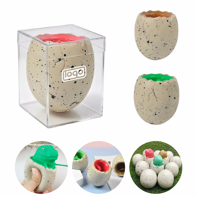 Dinosaur Egg Squishy Stress Relief Toy Set
