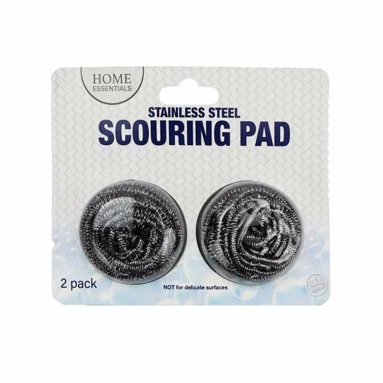 Bonita Home Stainless Steel Scouring Pads 2ct