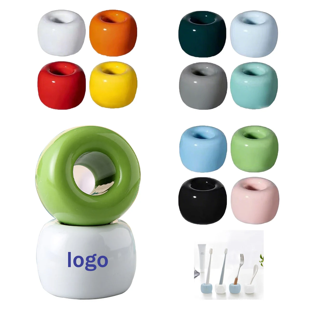 Ceramic Base for Razor Holder 1