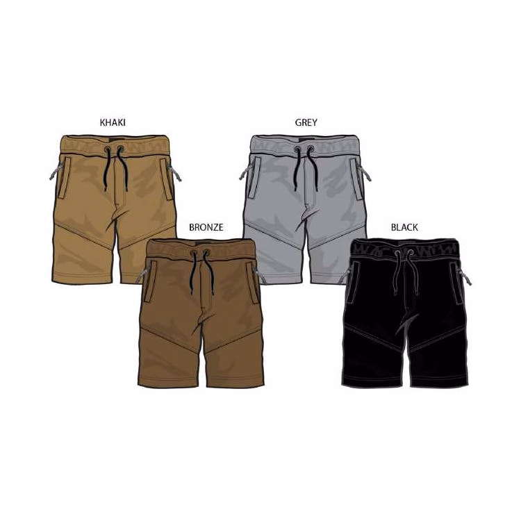 Boys Stretch Pull on Shorts - Size 4-7 Assorted Colors