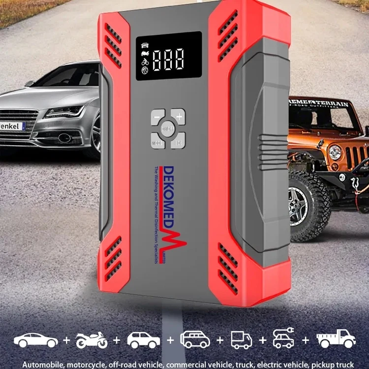 Potable Jump Starter with Air Compressor 1