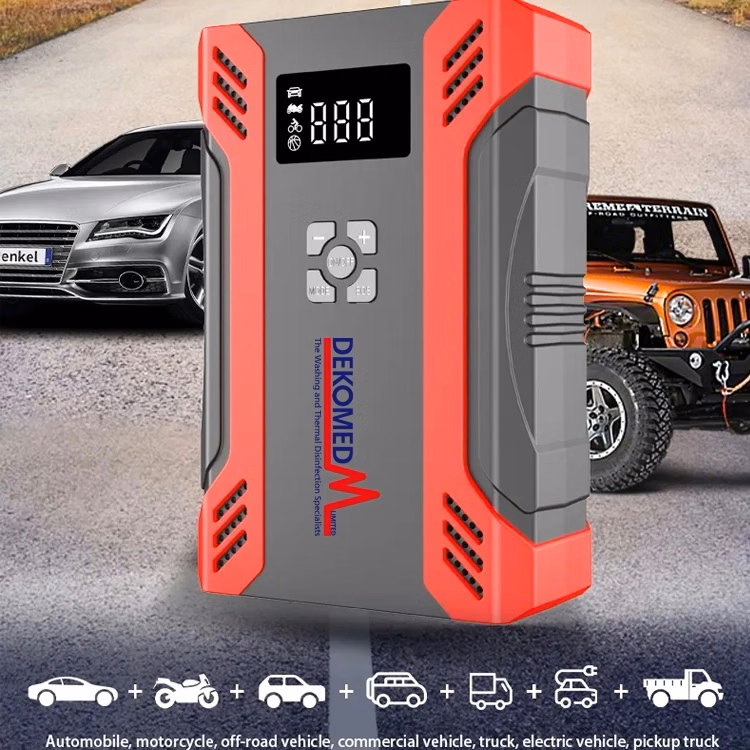 Potable Jump Starter with Air Compressor