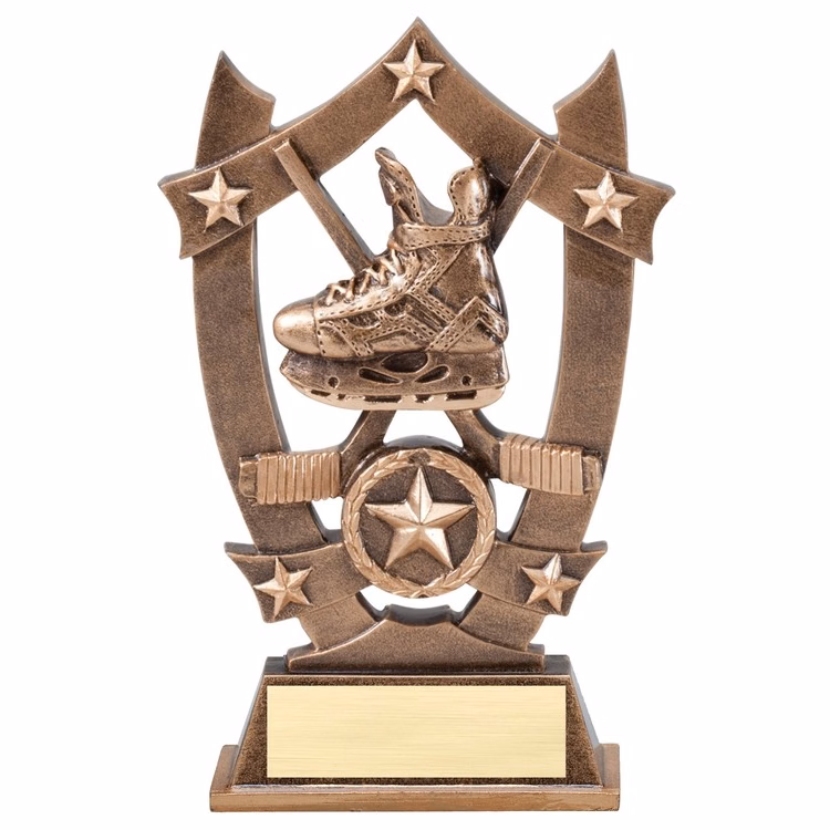 6-1/2" Tall Hockey Sport Stars Resin