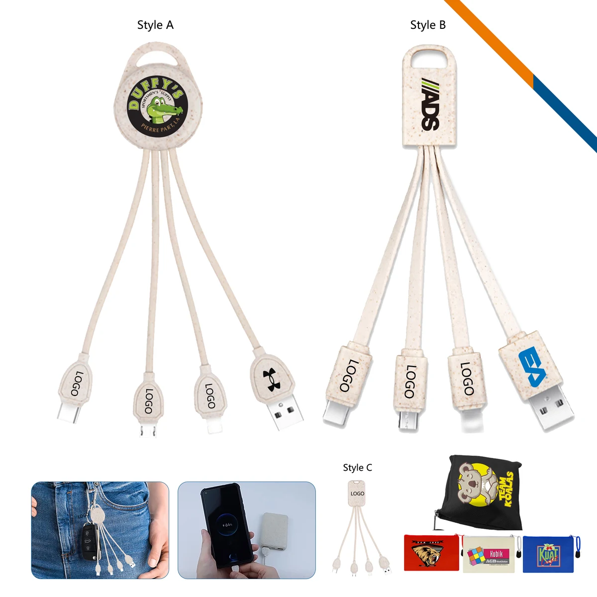 Raneon 3in1 Charging Cable 1